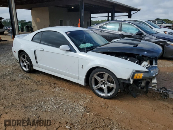 2003 Ford Mustang SVT Cobra with VIN 1FAFP48Y33F397086, listed as a Copart auction lot 73212754 with 150,184 mi miles and Salvage Title. Bid and sale history available at carsss.com. Image 4.
