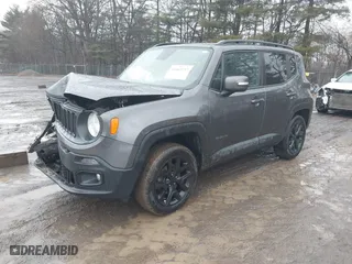 2018 Jeep Renegade Altitude with VIN ZACCJBBB5JPJ18803, listed as a IAAI auction lot 41662237 with 81,062 mi miles. Bid and sale history available at carsss.com. Image 2.