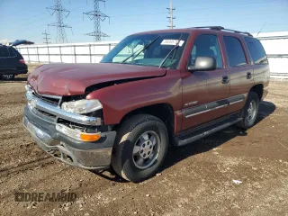 2001 Chevrolet Tahoe LS z VIN 1GNEC13T61J263718, wystawiony jako Copart lot #58095755 z przebiegiem 224 400 mil mil oraz Szkoda całkowita • Salvage title. Historia ofert i sprzedaży dostępna na DreamBid. Obrazek 1.