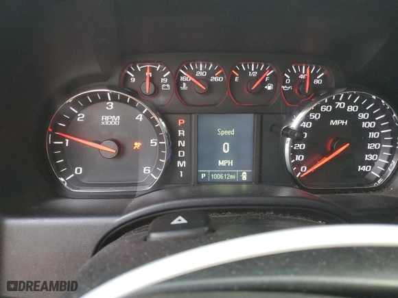 2016 Chevrolet Silverado 2500HD Work Truck with VIN 1GC1KUEG3GF168184, listed as a Copart auction lot 81453334 with 100,612 mi miles and Salvage Title. Bid and sale history available at carsss.com. Image 9.