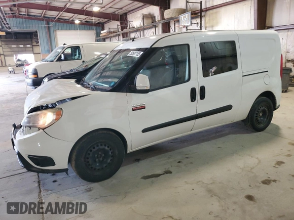 2017 Ram ProMaster City Cargo Tradesman SLT with VIN ZFBERFBBXH6G54399, listed as a Copart auction lot 50507155 with 130,379 mi miles and Salvage Title. Bid and sale history available at DreamBid. Image 1.
