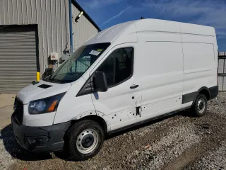 2023 Ford Transit Cargo with VIN 1FTBR1X88PKA30801, listed as a Copart auction lot 46053854 with 29,487 mi miles and Clean Title. Bid and sale history available at DreamBid. Image 1.