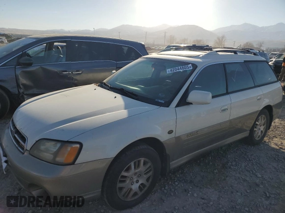2002 Subaru Legacy Outback L.L. Bean with VIN 4S3BH806X27606727, listed as a Copart auction lot 42044805 with 215,298 mi miles and Clean title. Bid and sale history available at DreamBid. Image 1.