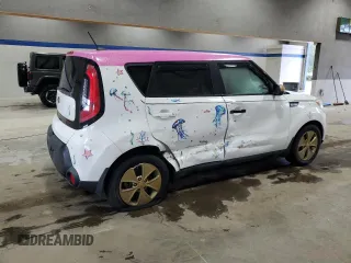 2016 Kia Soul with VIN KNDJN2A27G7243825, listed as a Copart auction lot 52313885 with 165,405 mi miles and Clean Title. Bid and sale history available at carsss.com. Image 3.