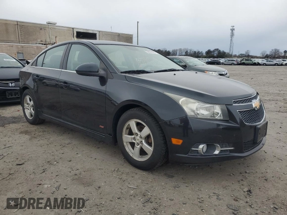 2013 Chevrolet Cruze 1LT with VIN 1G1PC5SB2D7218352, listed as a Copart auction lot 50035185 with 187,293 mi miles and Salvage Title. Bid and sale history available at carsss.com. Image 4.