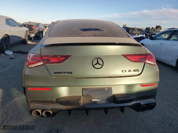 2022 Mercedes-Benz CLA with VIN W1K5J5DB1NN323050, listed as a Copart auction lot 88454735 with 13,995 mi miles and Salvage Title. Bid and sale history available at carsss.com. Image 6.