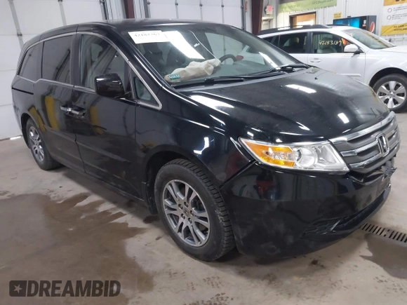 2013 Honda Odyssey EX-L с VIN 5FNRL5H63DB052881, выставлен на аукционе IAAI как лот 42182363 с пробегом 235 481 миль миль и . История ставок и продаж доступна на DreamBid. Изображение 1.