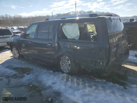 2014 Ford Expedition EL Limited with VIN 1FMJK1K51EEF18668, listed as a Copart auction lot 87593215 with 217,017 mi miles and Salvage Title. Bid and sale history available at carsss.com. Image 2.
