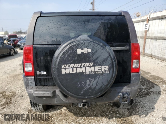 2006 Hummer H3 with VIN 5GTDN136868292881, listed as a Copart auction lot 76353734 with 156,672 mi miles and Clean Title. Bid and sale history available at carsss.com. Image 6.