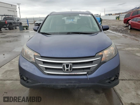 2013 Honda CR-V EX-L with VIN 2HKRM4H70DH616715, listed as a Copart auction lot 44739095 with 150,403 mi miles and Salvage Title. Bid and sale history available at carsss.com. Image 5.