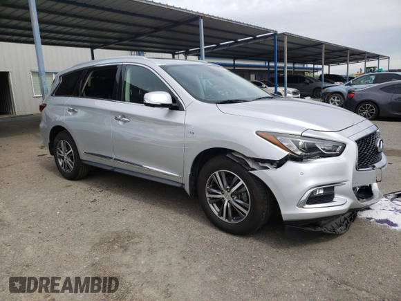 2020 Infiniti QX60 Luxe with VIN 5N1DL0MN2LC518091, listed as a Copart auction lot 49186435 with 29,563 mi miles and Salvage Title. Bid and sale history available at DreamBid. Image 4.