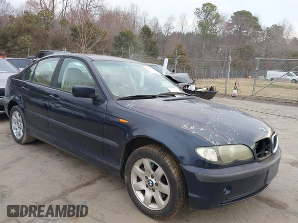 2002 BMW 3 Series 325i with VIN WBAEV33462KL55864, listed as a IAAI auction lot 41655195 with 213,127 mi miles. Bid and sale history available at carsss.com. Image 1.