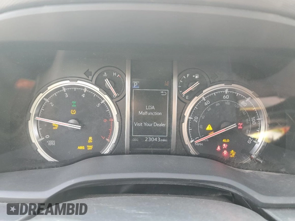 2023 Toyota 4Runner TRD Off Road Premium with VIN JTERU5JR4P6103866, listed as a Copart auction lot 60160055 with 23,043 mi miles and Salvage title. Bid and sale history available at DreamBid. Image 9.