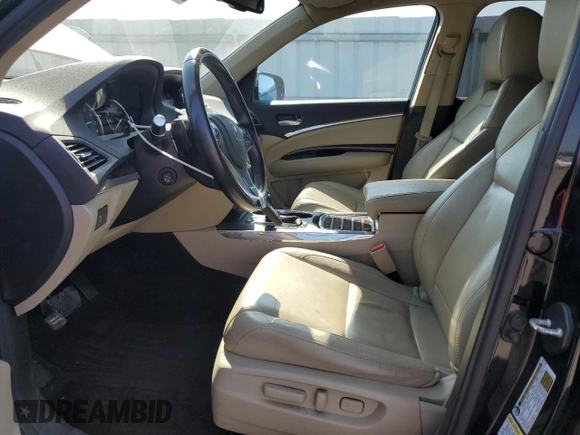 2014 Acura MDX Technology with VIN 5FRYD4H42EB031859, listed as a Copart auction lot 62198125 with 154,400 mi miles and Salvage title. Bid and sale history available at DreamBid. Image 7.