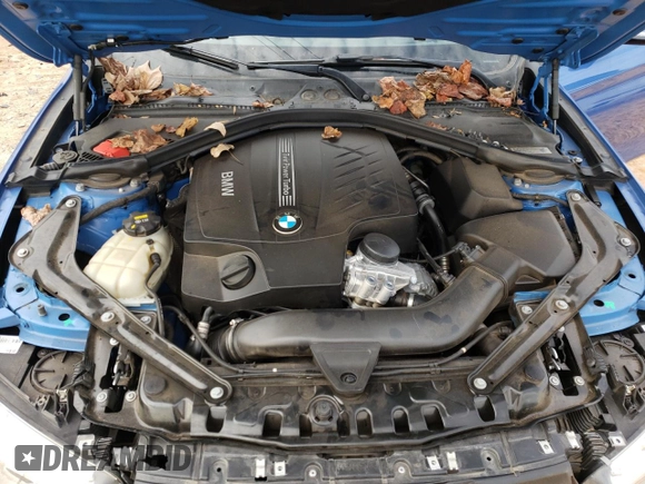 2015 BMW 4 Series 435i with VIN WBA3T3C58FP738896, listed as a Copart auction lot 80750474 with 105,430 mi miles and Salvage Title. Bid and sale history available at carsss.com. Image 11.