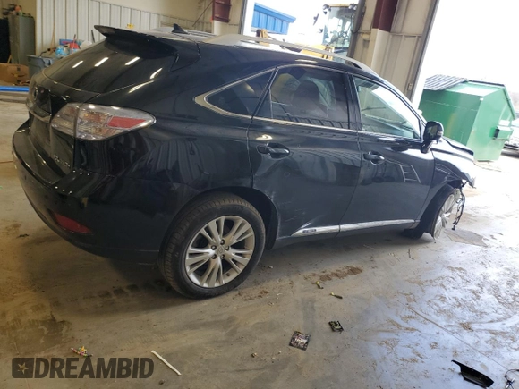 2010 Lexus RX 450h with VIN JTJBC1BA6A2010658, listed as a Copart auction lot 51915305 with Not Provided miles and Non Repairable. Bid and sale history available at DreamBid. Image 3.