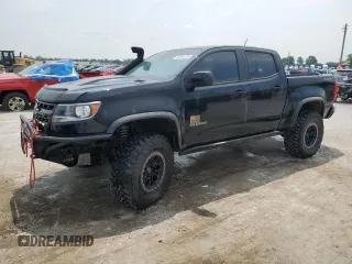 2019 Chevrolet Colorado 4WD ZR2 with VIN 1GCGTEEN9K1204638, listed as a Copart auction lot 59354135 with 74,880 mi miles and Salvage title. Bid and sale history available at DreamBid. Image 1.