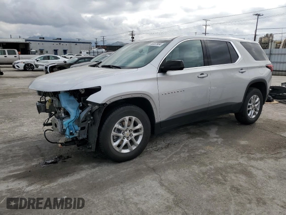 2022 Chevrolet Traverse LS with VIN 1GNEVFKWXNJ133045, listed as a Copart auction lot 45337934 with 40,186 mi miles. Bid and sale history available at carsss.com. Image 1.