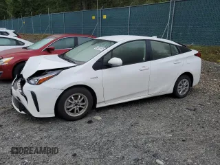 2022 Toyota Prius L Eco with VIN JTDKAMFUXN3173800, listed as a Copart auction lot 52438355 with 59,408 mi miles and Salvage Title. Bid and sale history available at carsss.com. Image 1.