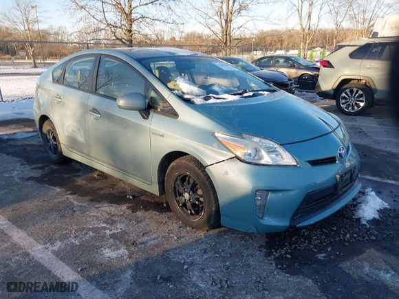 2013 Toyota Prius One with VIN JTDKN3DU1D5628795, listed as a IAAI auction lot 41257889 with 153,728 mi miles. Bid and sale history available at carsss.com. Image 1.
