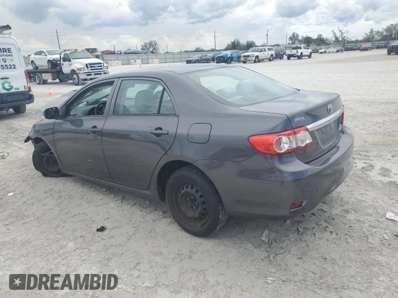 2013 Toyota Corolla L with VIN 2T1BU4EE7DC109415, listed as a Copart auction lot 47145595 with 0 mi miles and Salvage Title. Bid and sale history available at carsss.com. Image 2.