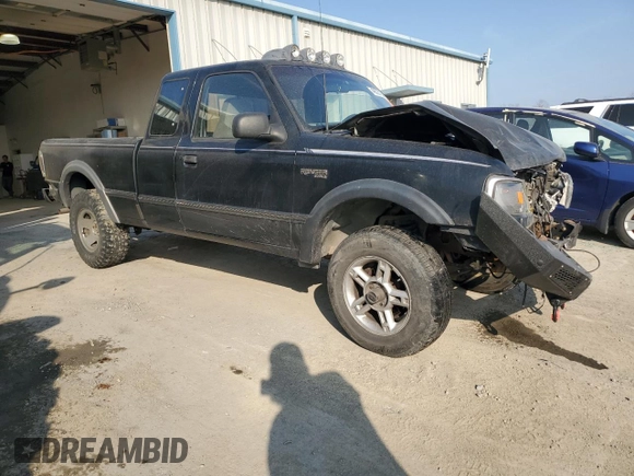 1996 Ford Ranger XLT with VIN 1FTCR15X8TTA40604, listed as a Copart auction lot 49303155 with 190,005 mi miles and Salvage Title. Bid and sale history available at DreamBid. Image 4.