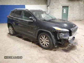2015 Jeep Cherokee Limited with VIN 1C4PJMDB1FW785164, listed as a Copart auction lot 53127655 with 122,689 mi miles and Salvage Title. Bid and sale history available at carsss.com. Image 4.