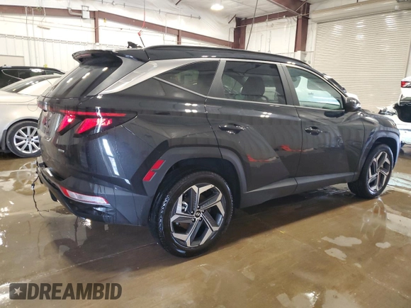 2024 Hyundai Tucson SEL with VIN 5NMJBCDE4RH424204, listed as a Copart auction lot 49596235 with 14,847 mi miles and Salvage Title. Bid and sale history available at carsss.com. Image 3.