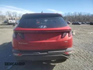 2022 Hyundai Tucson SEL with VIN 5NMJCCAE1NH014262, listed as a Copart auction lot 49168345 with 48,383 mi miles and Salvage Title. Bid and sale history available at DreamBid. Image 6.