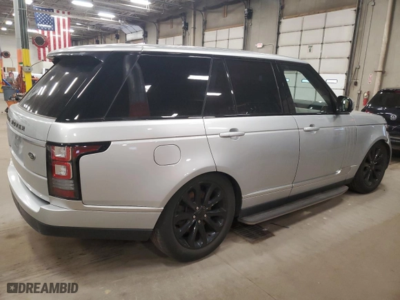 2014 Land Rover Range Rover HSE with VIN SALGS2WF8EA167703, listed as a Copart auction lot 50877445 with 112,446 mi miles and Clean Title. Bid and sale history available at carsss.com. Image 3.