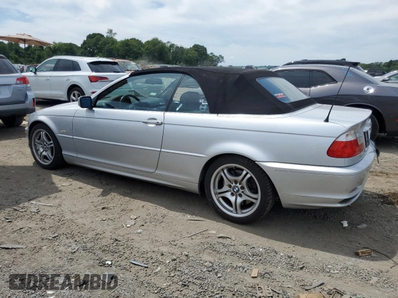 2002 BMW 3 Series 330Ci with VIN WBABS53432EV89840, listed as a Copart auction lot 61902775 with 123,796 mi miles and Clean title. Bid and sale history available at DreamBid. Image 2.