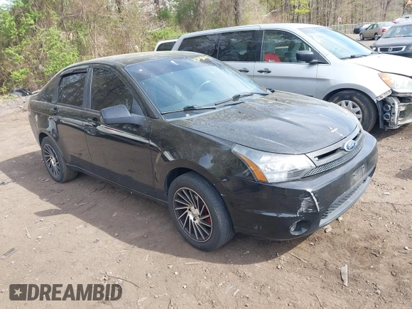 2011 Ford Focus SES with VIN 1FAHP3GN3BW107955, listed as a IAAI auction lot 42131679 with 187,709 mi miles. Bid and sale history available at carsss.com. Image 1.