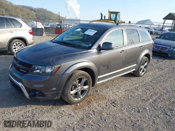 2015 Dodge Journey Crossroad with VIN 3C4PDDGG3FT567067, listed as a IAAI auction lot 42082682 with 88,880 mi miles. Bid and sale history available at carsss.com. Image 2.