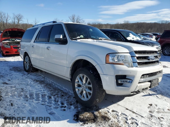 2017 Ford Expedition EL Limited with VIN 1FMJK2AT1HEA24756, listed as a Copart auction lot 45919615 with 175,900 mi miles and Salvage Title. Bid and sale history available at carsss.com. Image 4.