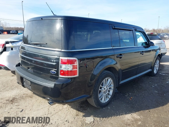 2013 Ford Flex SEL with VIN 2FMGK5C8XDBD19607, listed as a IAAI auction lot 41962211 with 212,654 mi miles. Bid and sale history available at carsss.com. Image 4.