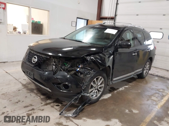 2014 Nissan Pathfinder S with VIN 5N1AR2MM5EC698528, listed as a IAAI auction lot 41270744 with 129,817 mi miles and . Bid and sale history available at DreamBid. Image 17.