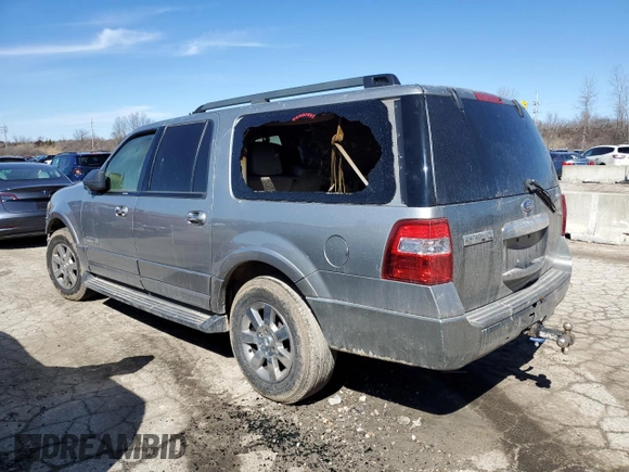 2008 Ford Expedition Max SSV z VIN 1FMFK165X8LA03961, wystawiony jako Copart lot #47645095 z przebiegiem Nie podano mil oraz Szkoda całkowita • Salvage title. Historia ofert i sprzedaży dostępna na DreamBid. Obrazek 2.