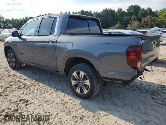 2019 Honda Ridgeline RTL z VIN 5FPYK3F55KB039468, wystawiony jako Copart lot #65280365 z przebiegiem 44 416 mil mil oraz Szkoda całkowita • Salvage title. Historia ofert i sprzedaży dostępna na DreamBid. Obrazek 2.