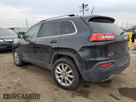2016 Jeep Cherokee Limited with VIN 1C4PJMDB1GW328386, listed as a Copart auction lot 46660055 with 75,858 mi miles and Salvage Title. Bid and sale history available at DreamBid. Image 2.