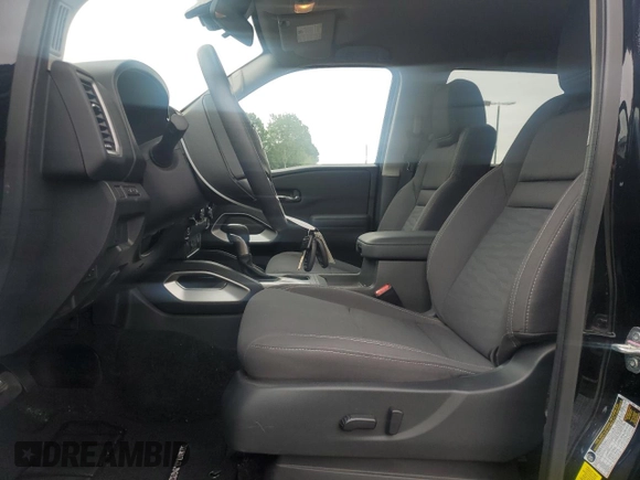 2024 Nissan Frontier SV with VIN 1N6ED1EK7RN614857, listed as a Copart auction lot 59234425 with 23,188 mi miles and Salvage title. Bid and sale history available at DreamBid. Image 7.