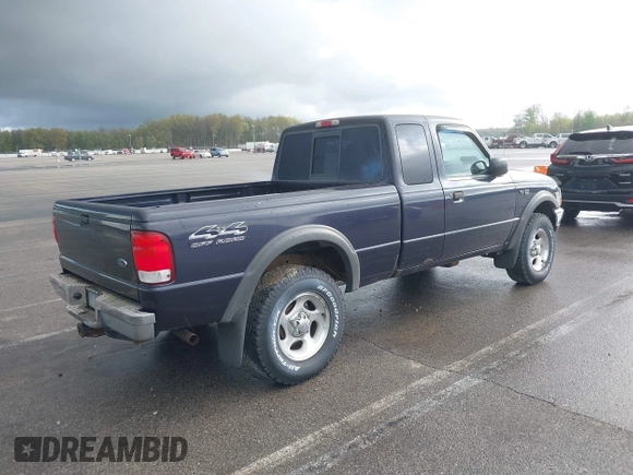 2000 Ford Ranger XLT with VIN 1FTZR15X7YTA72896, listed as a IAAI auction lot 42076823 with 123,037 mi miles. Bid and sale history available at carsss.com. Image 4.