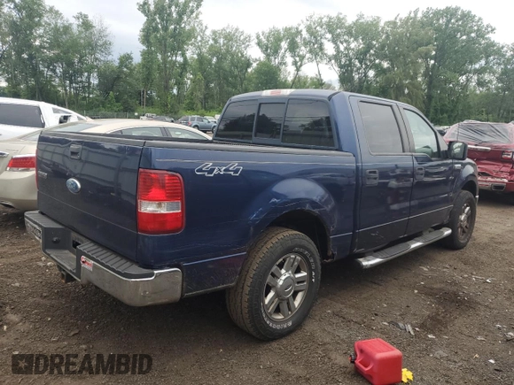 2008 Ford F-150 XLT with VIN 1FTPW14518FA41562, listed as a Copart auction lot 62274875 with 213,840 mi miles and Clean title. Bid and sale history available at DreamBid. Image 3.