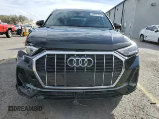 2020 Audi Q3 S line Premium with VIN WA1DECF34L1123427, listed as a Copart auction lot 44001445 with 52,799 mi miles and Salvage Title. Bid and sale history available at carsss.com. Image 5.