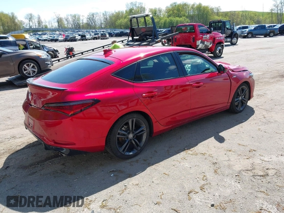 2024 Acura Integra Technology z VIN 19UDE4H65RA026864, wystawiony jako IAAI lot #42182148 z przebiegiem 6 253 mil mil oraz . Historia ofert i sprzedaży dostępna na DreamBid. Obrazek 4.