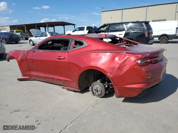 2020 Chevrolet Camaro 1SS with VIN 1G1FE1R7XL0105319, listed as a Copart auction lot 67657984 with 0 mi miles and Salvage Title. Bid and sale history available at carsss.com. Image 2.