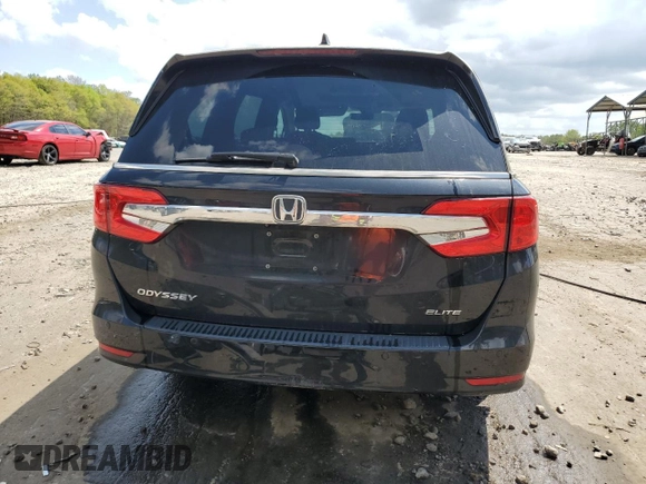 2018 Honda Odyssey Elite with VIN 5FNRL6H98JB068893, listed as a Copart auction lot 50985115 with 83,627 mi miles and Salvage Title. Bid and sale history available at carsss.com. Image 6.