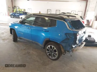 2022 Jeep Compass Limited с VIN 3C4NJDCB4NT171609, выставлен на аукционе IAAI как лот 42514398 с пробегом 32 050 миль миль и . История ставок и продаж доступна на DreamBid. Изображение 3.