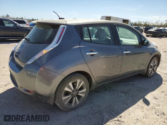 2016 Nissan LEAF SL with VIN 1N4BZ0CP5GC307492, listed as a Copart auction lot 49451885 with 89,430 mi miles and Clean Title. Bid and sale history available at carsss.com. Image 3.