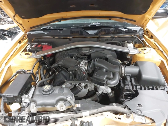 2011 Ford Mustang V6 with VIN 1ZVBP8AM4B5152063, listed as a IAAI auction lot 41556393 with 125,604 mi miles and . Bid and sale history available at carsss.com. Image 10.