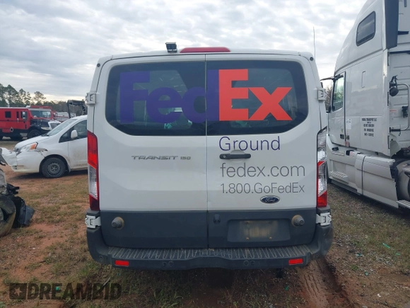 2018 Ford Transit Cargo with VIN 1FTYE2YM3JKA96638, listed as a IAAI auction lot 41319002 with Not Provided miles. Bid and sale history available at carsss.com. Image 16.